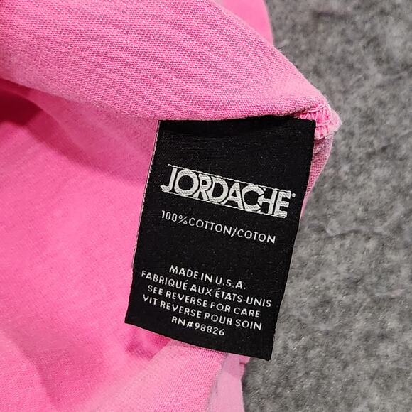 VTG 90s Jordache Women XS Pink Skiing Air USA Made Single Stitch Graphic T Shirt - Picture 8 of 10